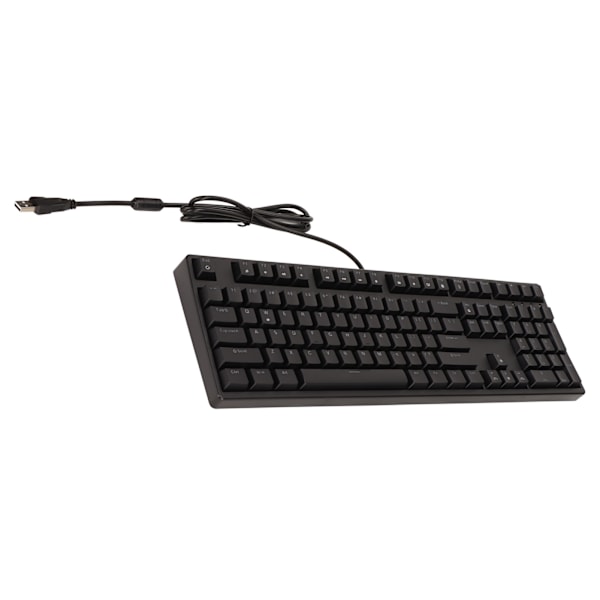 Röd switch-tangentbord 108 tangenter trådbundet röd switch ergonomisk vit bakgrundsbelyst mekaniskt tangentbord för PC bärbar dator