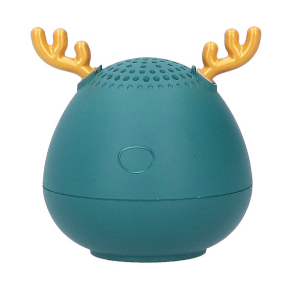 Hjortetrådløs Bluetooth Mini-høyttaler med høy lydstyrke, bærbar lyd, kompatibel med datamaskin/telefon, grønn
