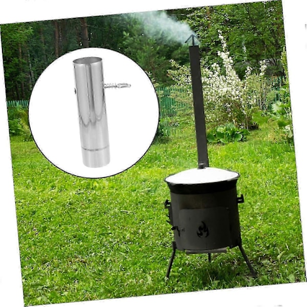 Rökrör med spjäll, justerbara avgasrör, skorstenstillbehör, utomhus, AN-kopplingar, flexibel isolering