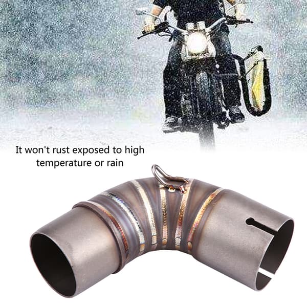 Motorcykel Avgassystem Mellanrör Länkanslutning för CB1000R 2008‑2017