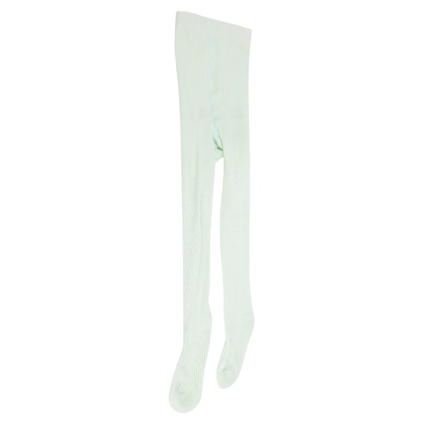 Baby Strømpebukser Leggings Bomuld Blød Åndbar Varme Strømper Toddler Strømpebukser Skridsikre (Lysegrøn)