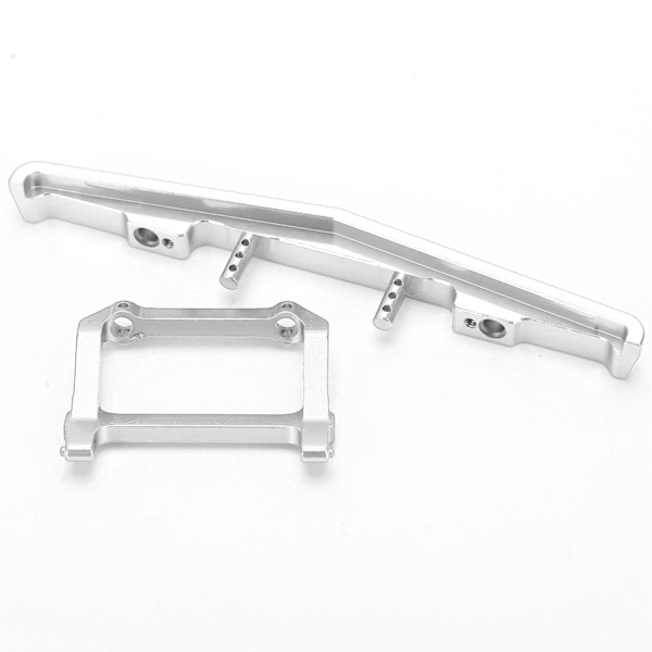 RC Front Bumper Aluminium Alloy Connector for AXIAL SCX24 C10 1/24 RC Car Upgrades PartsSilver