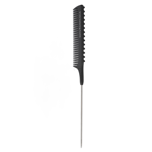 Fremheving Clip Kam Erting Foiling Salong Retting Hår Clip Styling Veving Rotte Hale skille kam for unisex svart