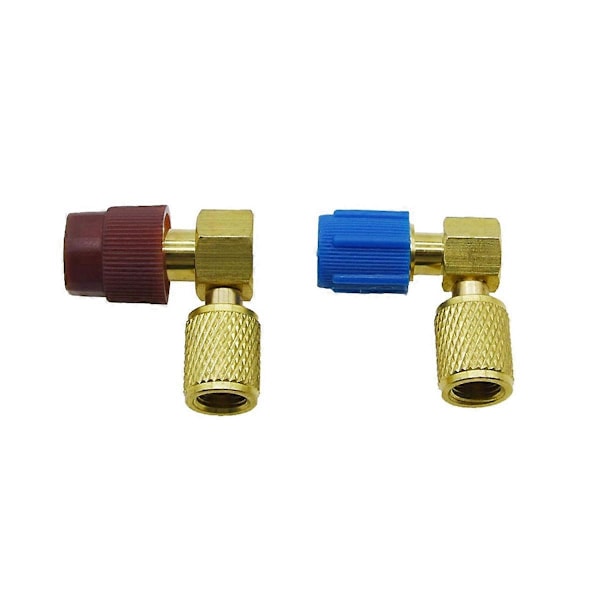 2 STK. A/C Ladeadapter Konverterer R12 Port til at Acceptere R134a