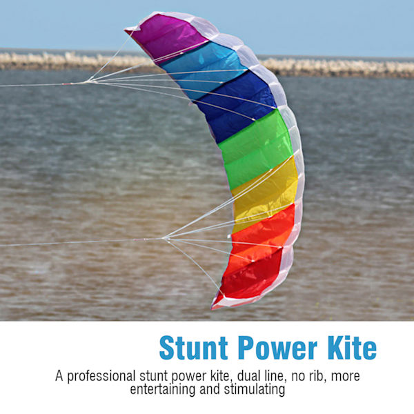 1,4 m/2 m/2,7 m färgad Dual Line Stunt Power Sport Drake Utomhus Strandleksak vid havet