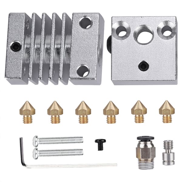 3D Printer Rustfrit Stål J-hoved Hotend Ekstruder Kit Til Creality CR10 CR10S CR10S4 CR10S5