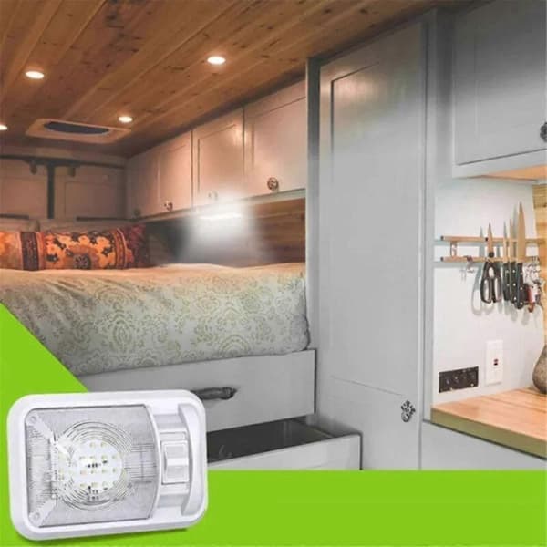 12V loftslampe til autocamper, campingvogn, båd, lastbil