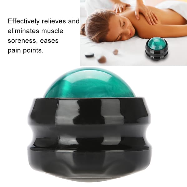 Massage Roller Ball Massager Kropsterapi Fod Hofte Afslapning Stress Release (Grøn)