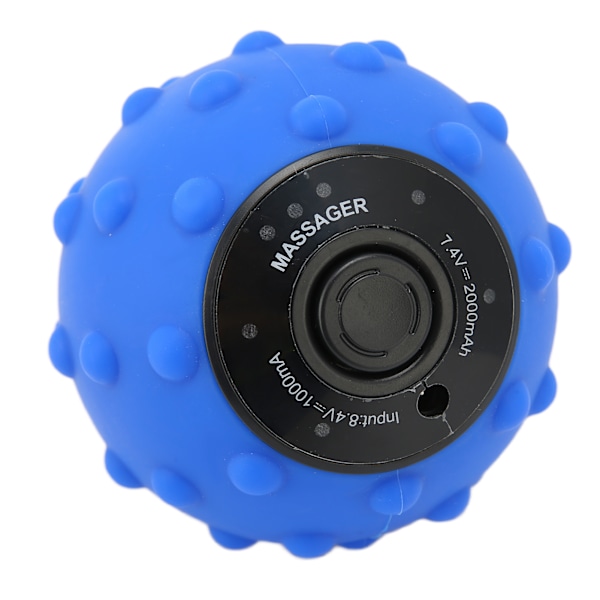 Vibrerende massasjeball 4 hastigheter lindrende muskel mini elektrisk fitnessball 100‑240VUS plugg