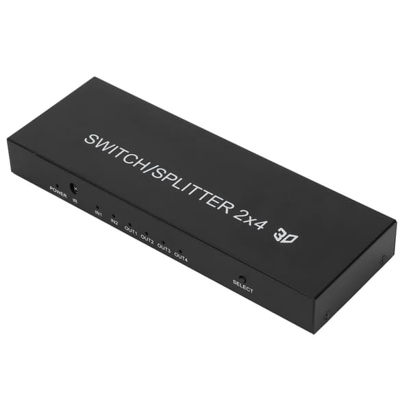 HD Multimedia Interface 2.0 Switch 2 ind 4 ud UHD 4K HD Multimedia Interface Switcher til PS4US stik