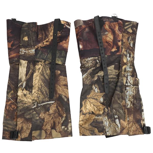 2 st/set Utomhus Vattentäta Snödamasker Kamouflage Höga Leggingskydd Stövlar för CampingTorkade Löv Kamouflage (XL)