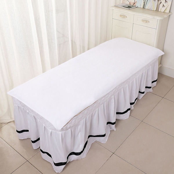 Helvit Badhandduk 180x80cm Persika Mjuk Absorberande Hög Kvalitet