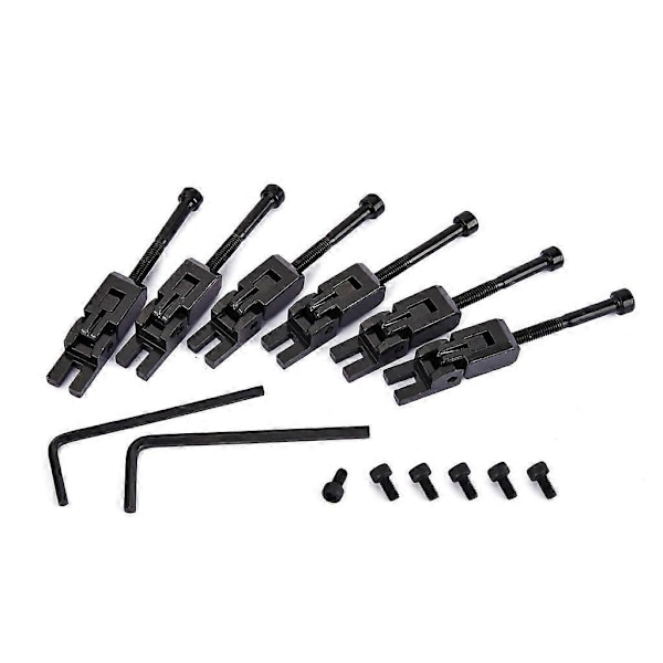 6 st Metall Gitarr Låsta Strängsadlar för Floyd-Rose Tremolo