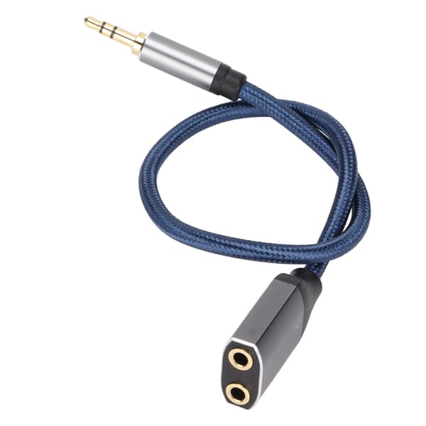 3,5 mm han til 2 hun kabel stereo lydkabel til smartphones MP3 tablets computer 1 fod