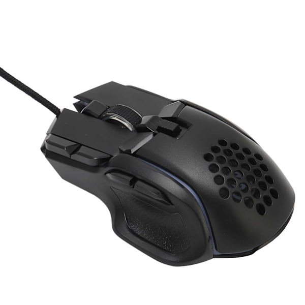 RGB Gaming Mouse 12800 DPI Gaming Mouse Optisk kabelansluten med 10 programmerbara knappar 13 Bakgrundsbelysningslägen Mekanisk mus