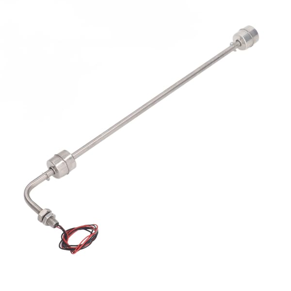 Flytende vannkontrollbryter Rustfritt stål flytende dobbeltpunkts væskenivåsensor AC DC 0-110V 400mm / 15.7in