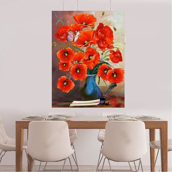 Talvi Jasmine Flower Full Square DIY Diamond Painting Kit - 5D Full Drill Brodeerry aikuisille