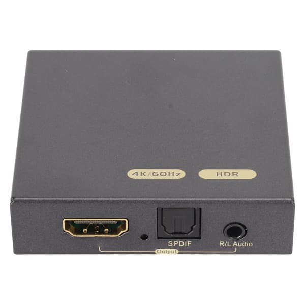 HD Multimedia Interface Lydudtrækker Version 2.0 4K 60Hz Optisk 5.1 Kanal til 3.5mm Lydudtrækker 100‑240V US Stik
