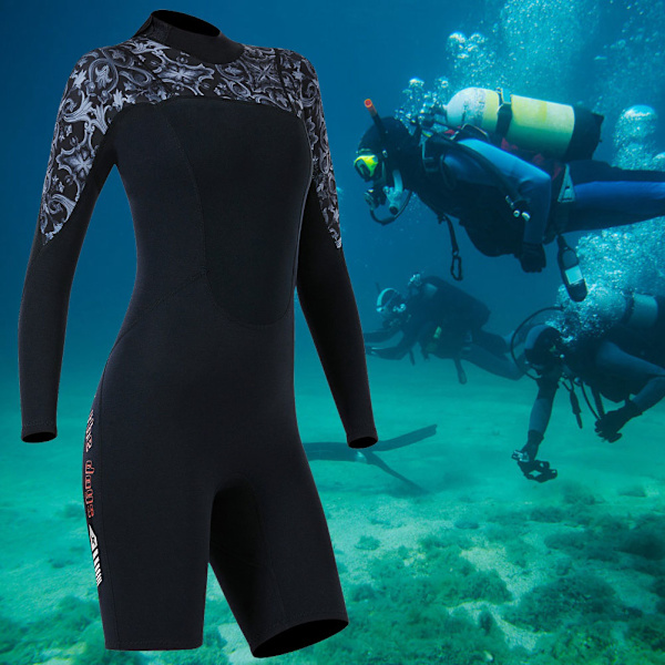1,5 mm:n sukellushaalari, märkäpuku, shortsit snorklaukseen ja surffaukseen