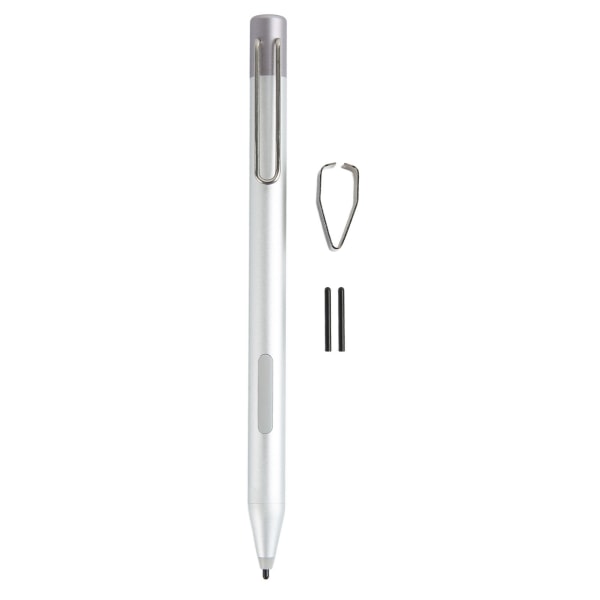 Stylus Pen 4096 Levels Tryckkänslighet Digital Kapacitiv Stylus för Surface Pro 6 5 4 3 Go Book Laptop Studio Silver