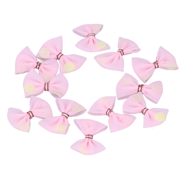 100 stk. Mini Sløjfer Pink Cute Look DIY Produktion Bånd Sommerfugle Slips til Hjem Dekoration DIY Håndværk Garland