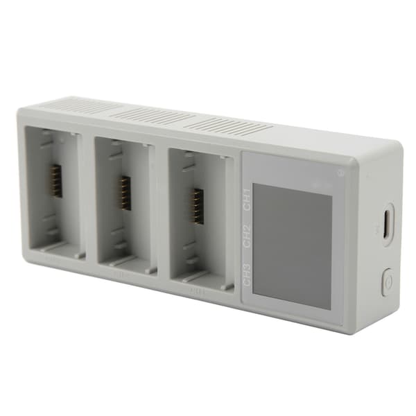 Drönarbatteriladdningshubb 2-vägsstöd 3 batterier USB LCD-display batteriladdare för DJI Mini 3 Pro Mini 3