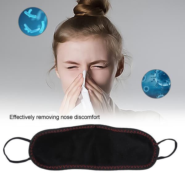 Nesevarmer Varmekompress - Justerbar Timer, Anti-Snorking, Allergilindring - Vaskbart Nesevarmerdeksel