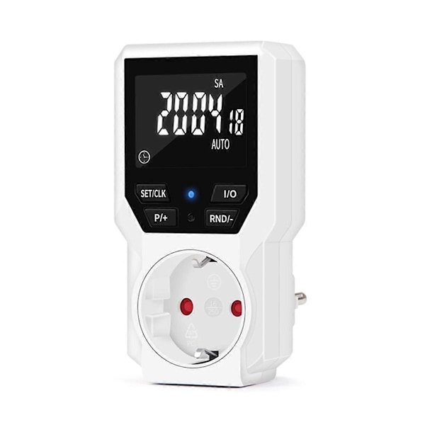 Digital Timer Switch Programmerbar Elektronisk Timer Uttag