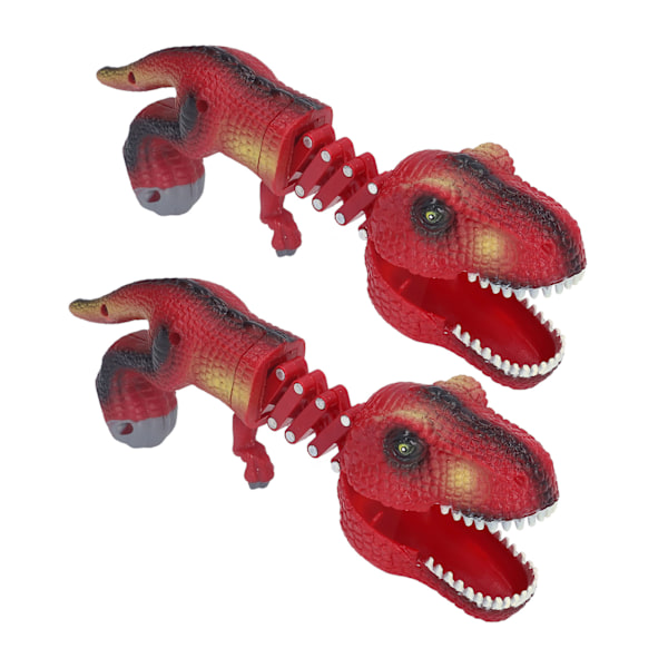 Dinosaur Toy Novelty Retractable Dinosaur Tricky Model Decompression Bite Finger Toy