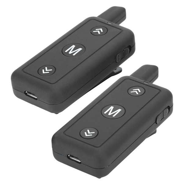 2 kpl Mini Walkie Talkie 1W 400-480 MHz Radiopuhelin Kuuloke Korvakoukut
