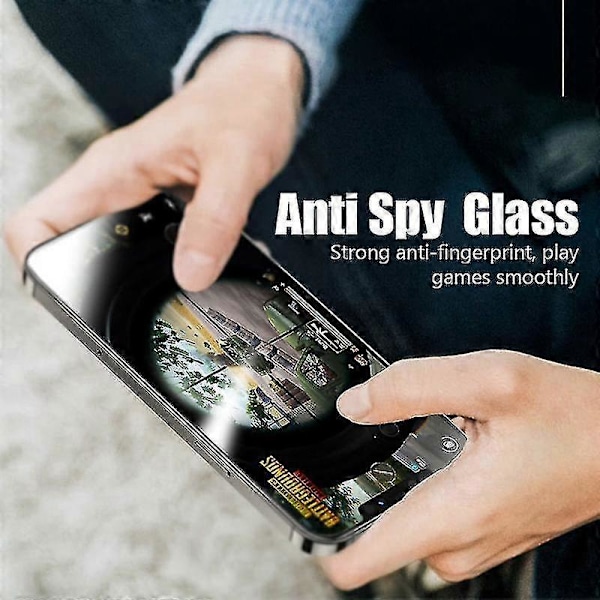 iPhone 13 Privatlivsskærmbeskytter - Anti-Spion Hærdet Glas