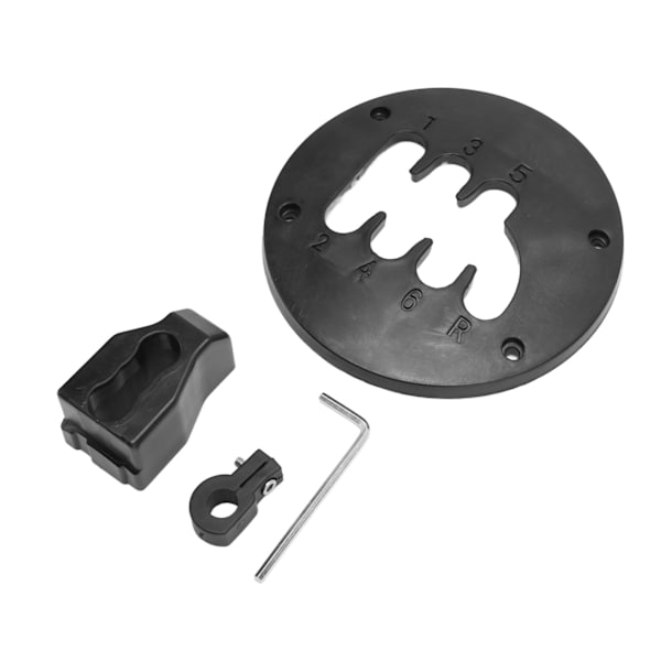 Formdæmpning 6-trins Short Throw Shifter Midterplade Real Feel Gear Opgraderingstilbehør til Thrustmaster TH8A