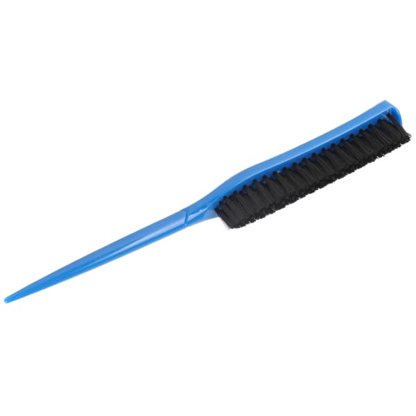 Hårbørste 3 rækker nylon til at tilføje volumen Ergonomisk bærbar hårbørste med rottehale til salon blå