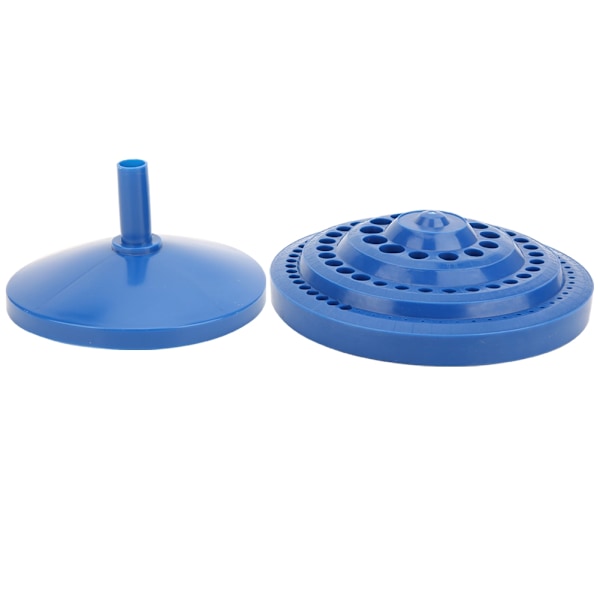 Multifunksjonell drillboks verktøy oppbevaringsboks rund form drill bits multi hull DIY plastboks