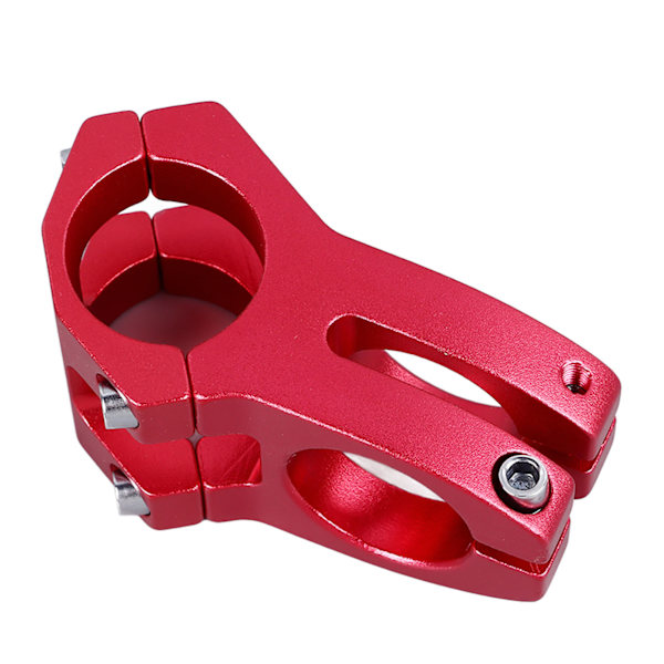 31,8 mm cykelstyr, mountainbike styr, kort styr, passer til de fleste cykler, racercykler, BMX, Fixie Gear, cykling, aluminiumlegering, rød