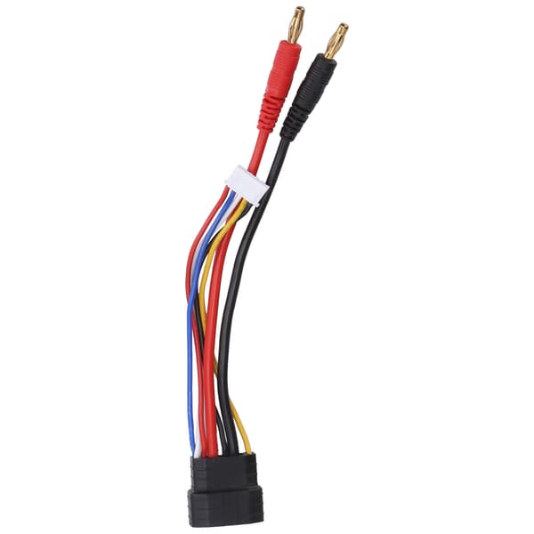 Til TRX-stik til 4.0 bananstik-adapter batteriopladerkabel til RC-bil/fly