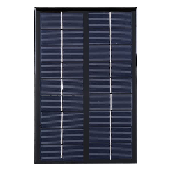 3W 9V Mini polykrystallinsk solcellepanel for DIY solcellelys telefon batterilader