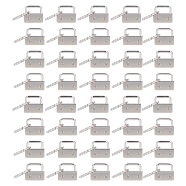 40 kpl avaimenperän osia DIY-askarteluprojektiin, hienoa viimeistelyä, korkea kovuus, rautamateriaali, avaimenperän osat