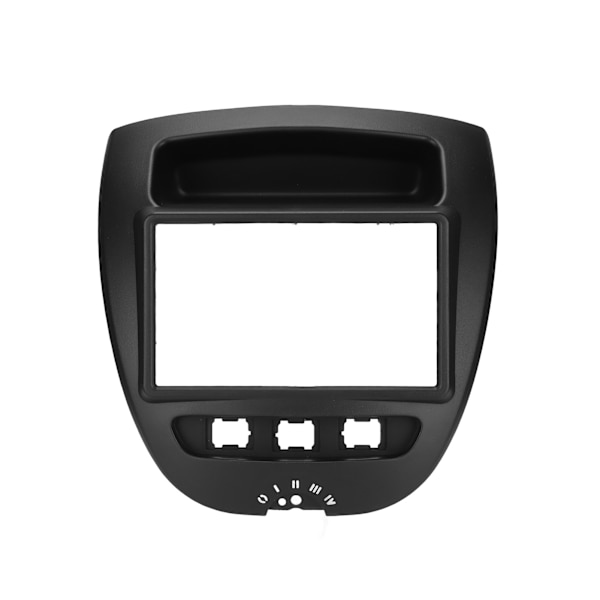 2 DIN -konsolinavigointipaneelikehys Stereo Radio Asennus Dash Kit Vaihto CITROEN C1 2005‑2014