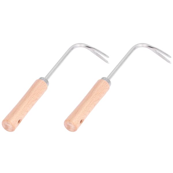 2 stk. hageugrasfjerner Lett Effektiv Arbeidsbesparende Ergonomisk Design Små Kompakte Graveredskaper