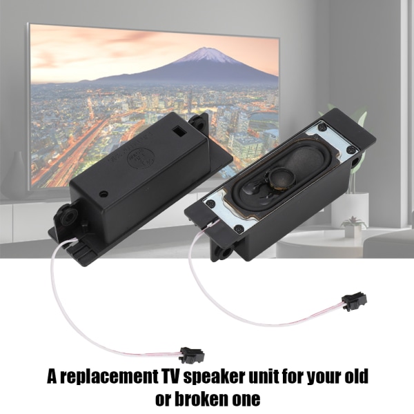 2 stk 8 Ohm 10W TV Box Højttaler Højttaler Lydforstærker til LCD TV reklameafspiller