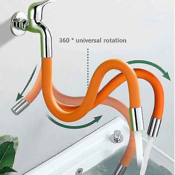 360 astetta kääntyvä hananjatke keittiöhanaan, pitkä joustava letku Universal_SZXM 20cm