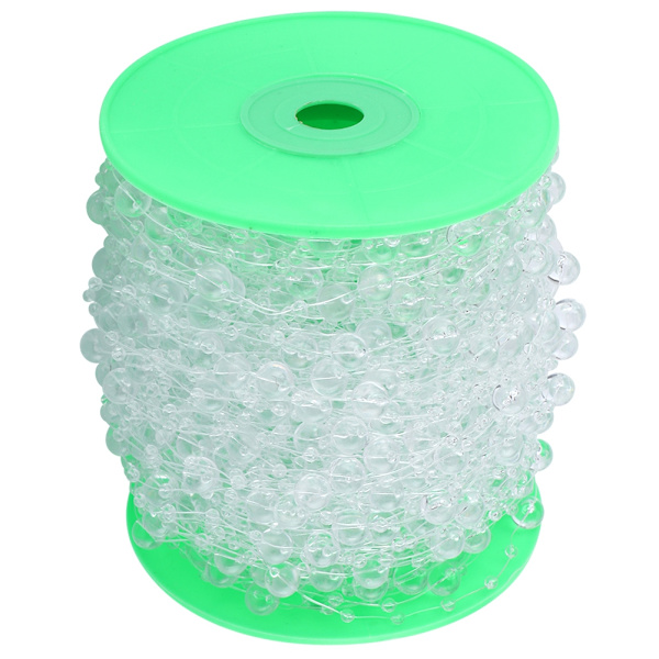 Faux Pearl Bead String Artificial Beading Accessories DIY Bukett Kläder MaterialTransparent