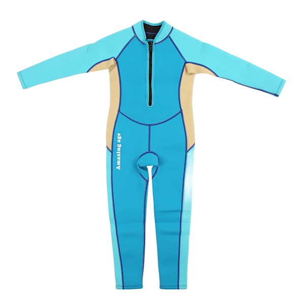 Kids Wetsuit 2.5mm Long Sleeve Thermal Neoprene Toddler Youth Wetsuit for Girls Boys Surfing Swimming Diving Snorkeling 10 Size