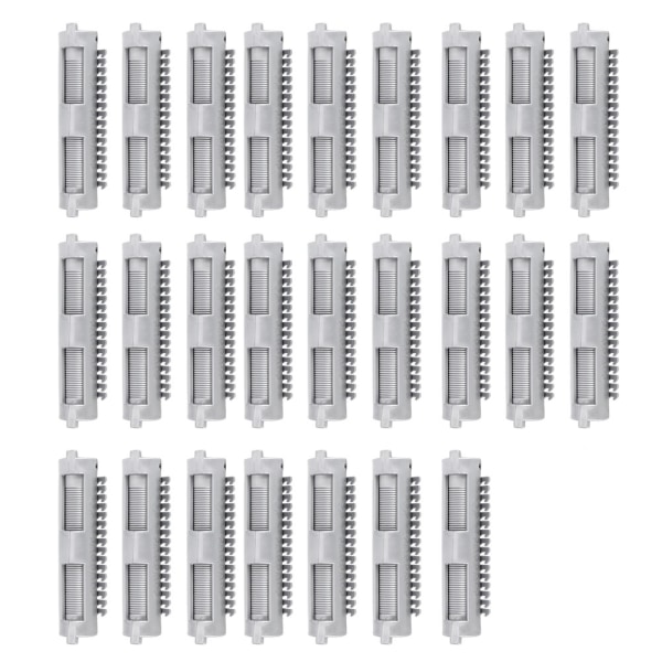 25st Hårpermanentstavar Rollers Clips Curler Clamp Hårstylingverktyg för frisörsalong