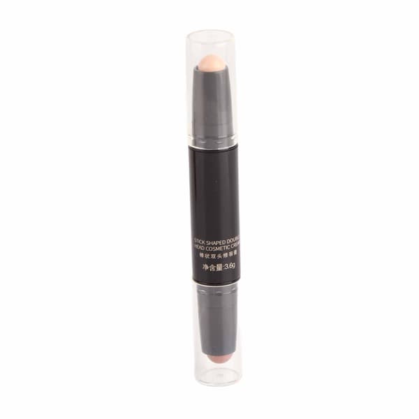 Highlighter Stick Dobbeltsidig Vanntett Brightener Highlighter Sminke Kontureringsstift Type 1