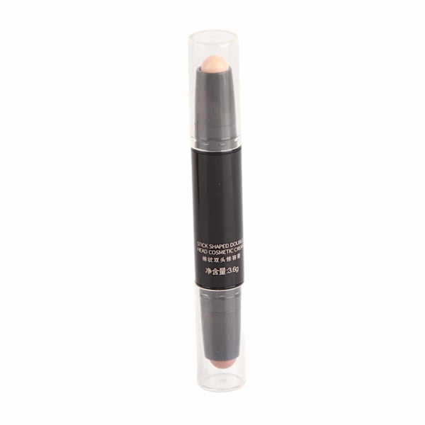 Highlighter Stick Dubbelsidig Vattentät Brightener Highlighter Smink Konturstift Typ 1