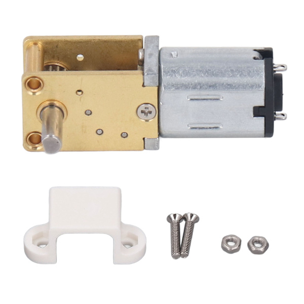DC 12V sneglegear motor med lav hastighed, enkelt aksel, mikro børstet reduktionsmotor med fast sæde 1218‑N20 60RPM 1:236