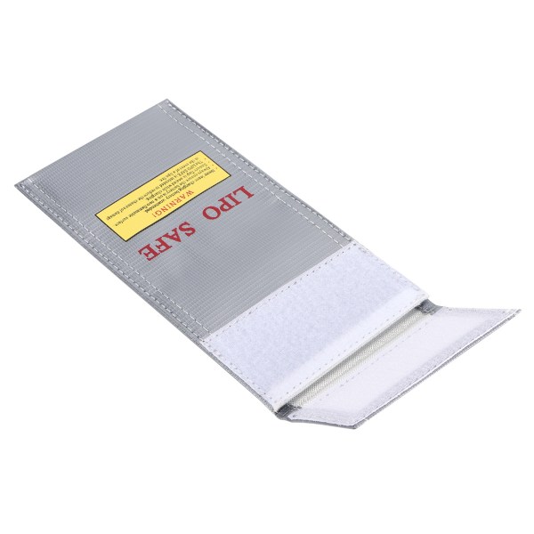 Lithium Ion Battery Safe Bag Brannsikker eksplosjonssikker oppbevaringspose beskytter 10x20cm