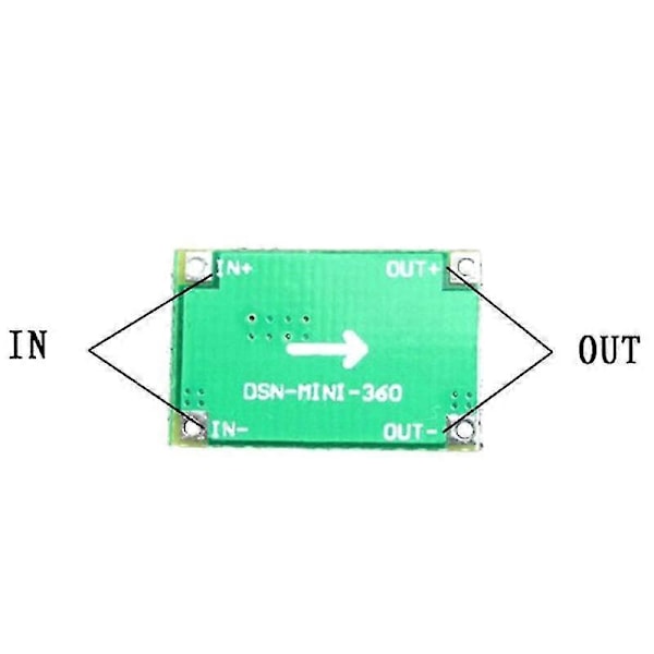 Mini DC-DC Nedtransformator Spänningsregulator 5V-23V till 3.3V 6V 9V 12V HFMQV